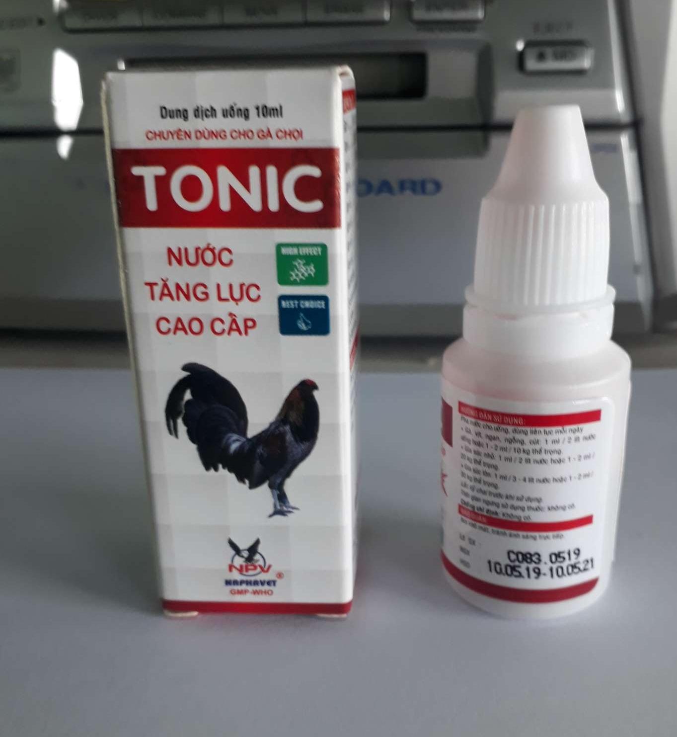 Napha tonic 10ml - nước tăng lực cao cấp cho gà chọi