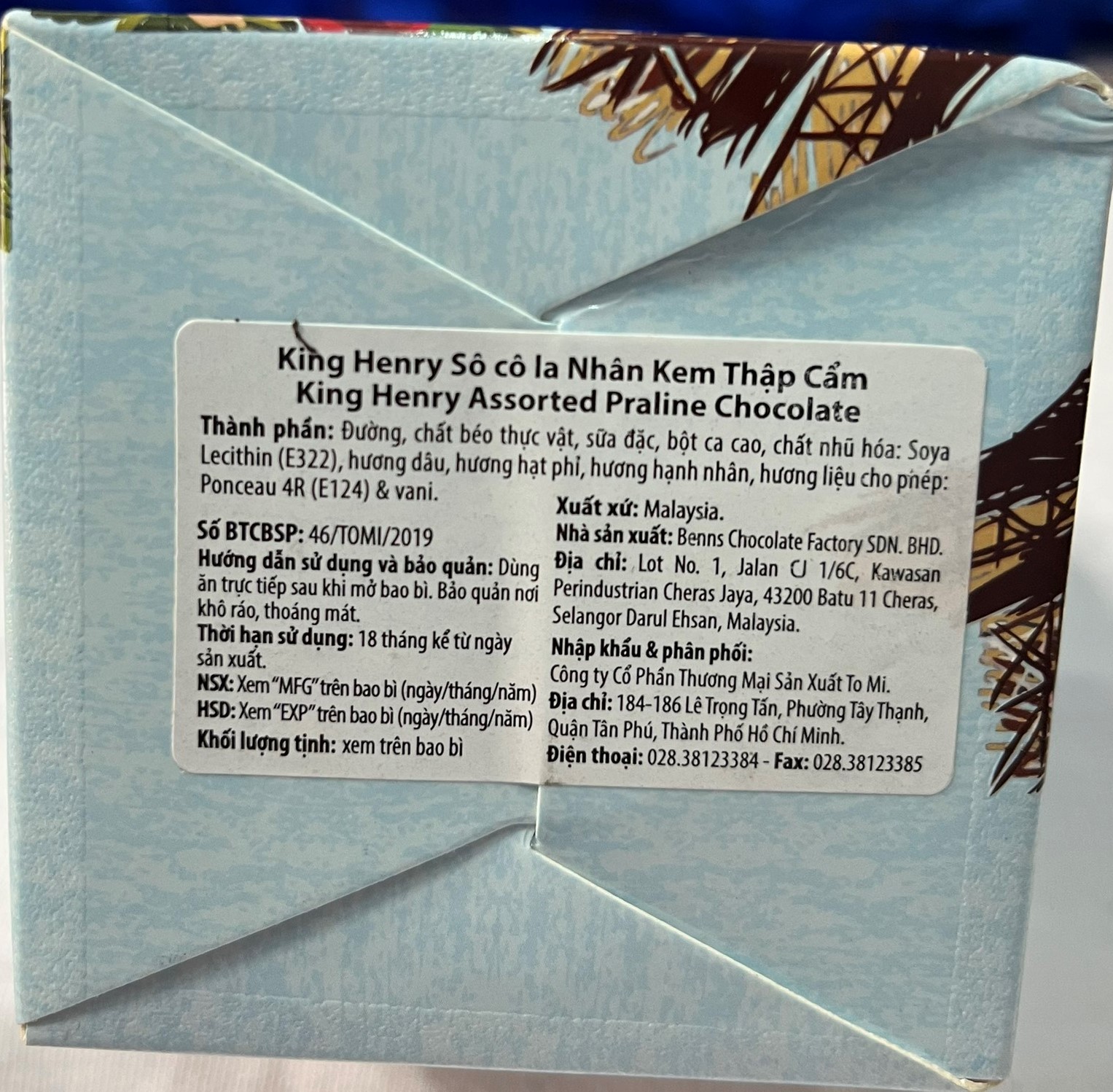 Socola Thập Cẩm King Henry