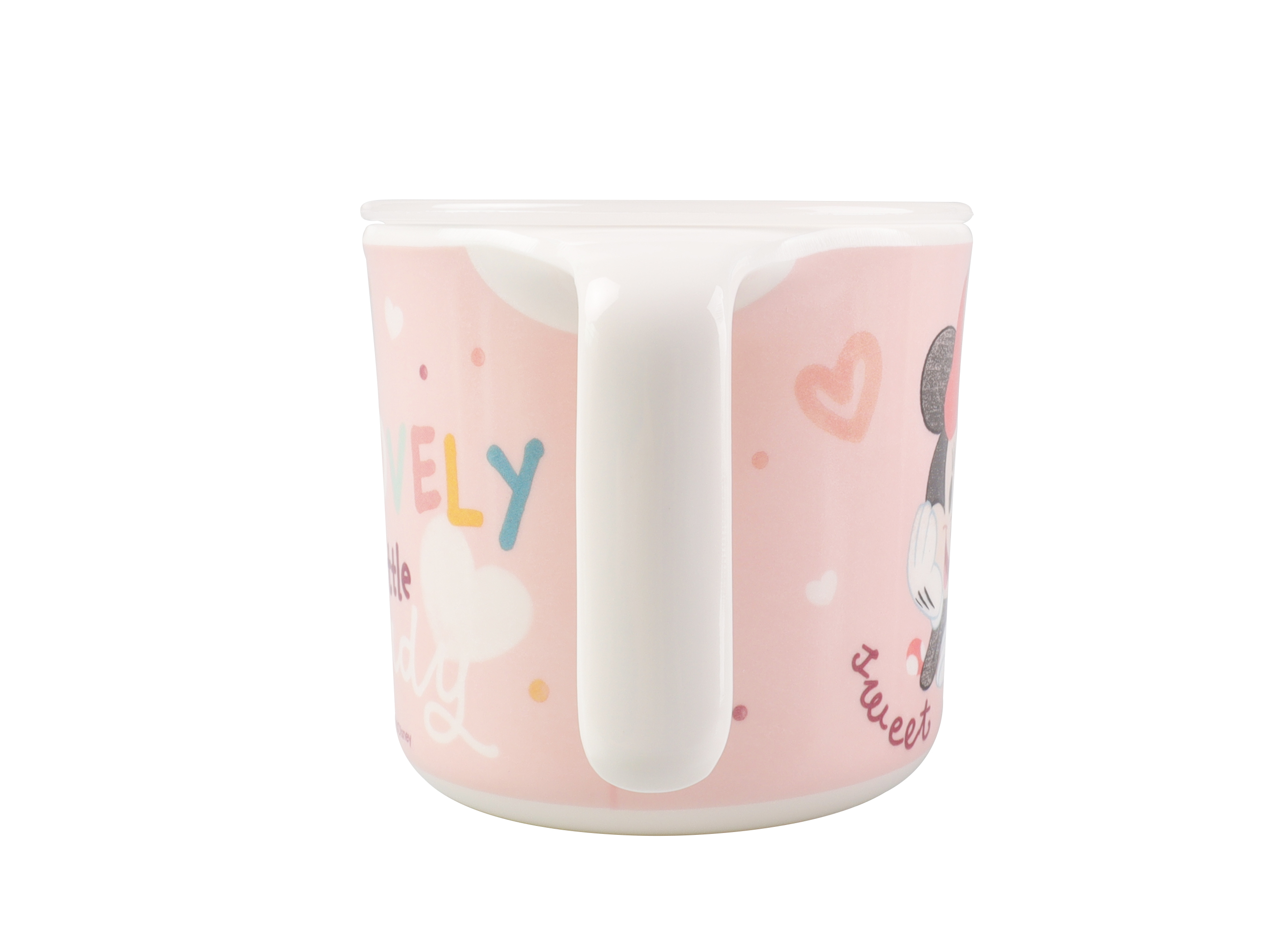 [Hàng mới về] Ly Melamine tay cầm Disney có nắp cho bé