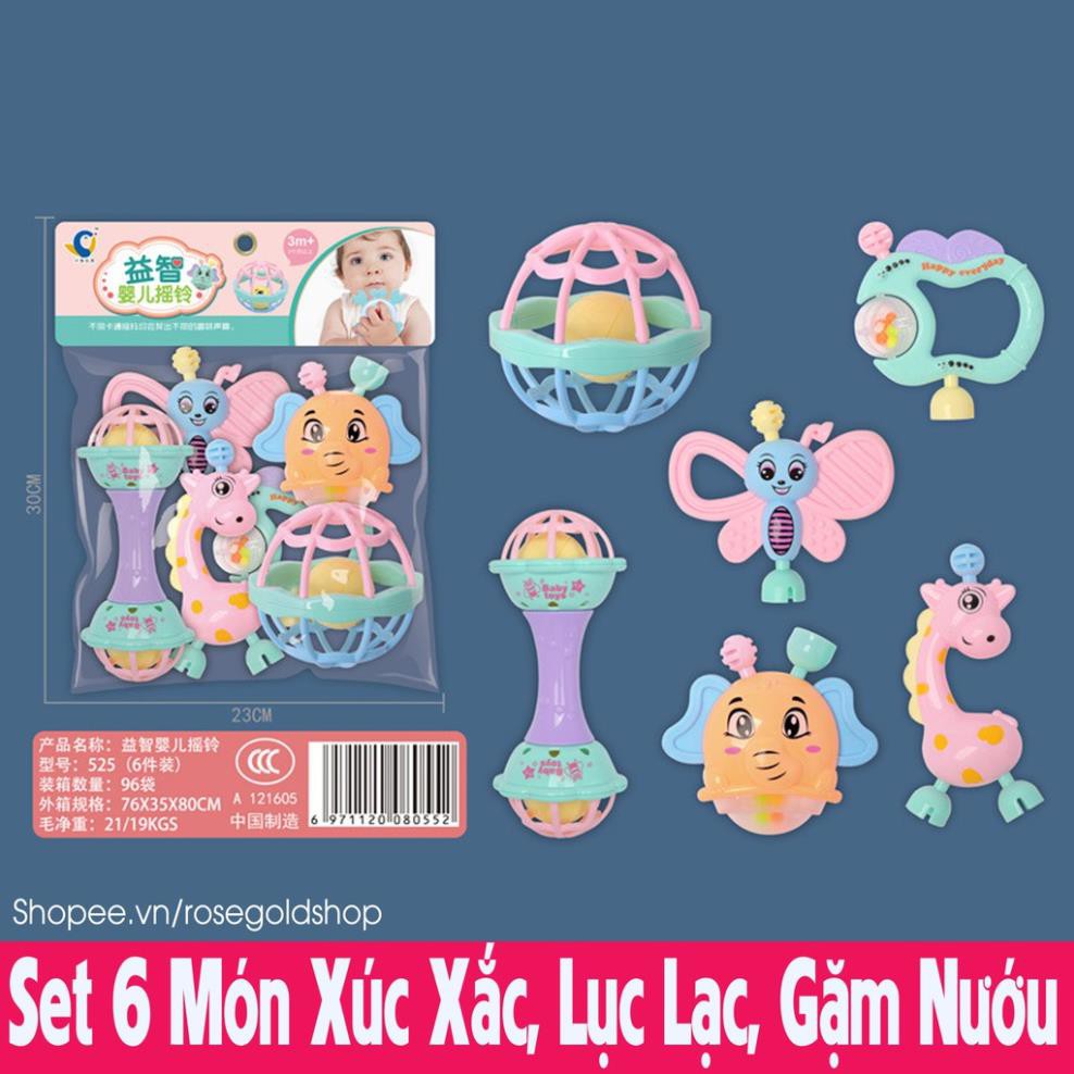 Set 6 Món Xúc Xắc, Lục Lạc Cho Bé