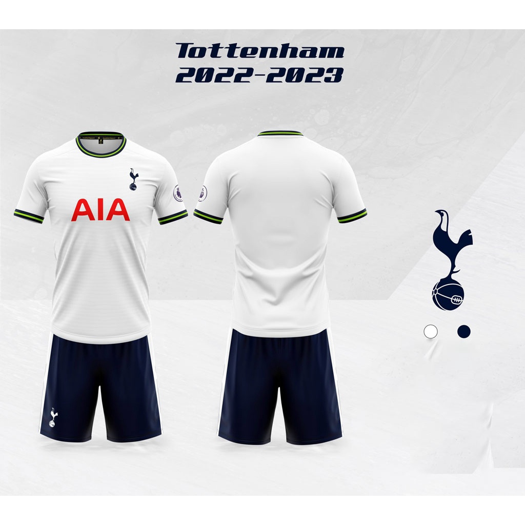 Bộ quần áo đá bóng nam câu lạc bộ Tottenham Hotspur , bộ đồ đá banh CLB Arsenal chất thun lạnh thoáng mát
