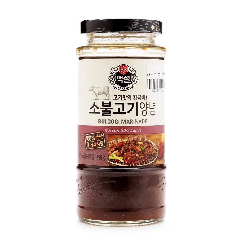 [HCM]Sốt Ướp Thịt Bò Hàn Quốc 290G (sốt ướp thịt nướng BBQ)