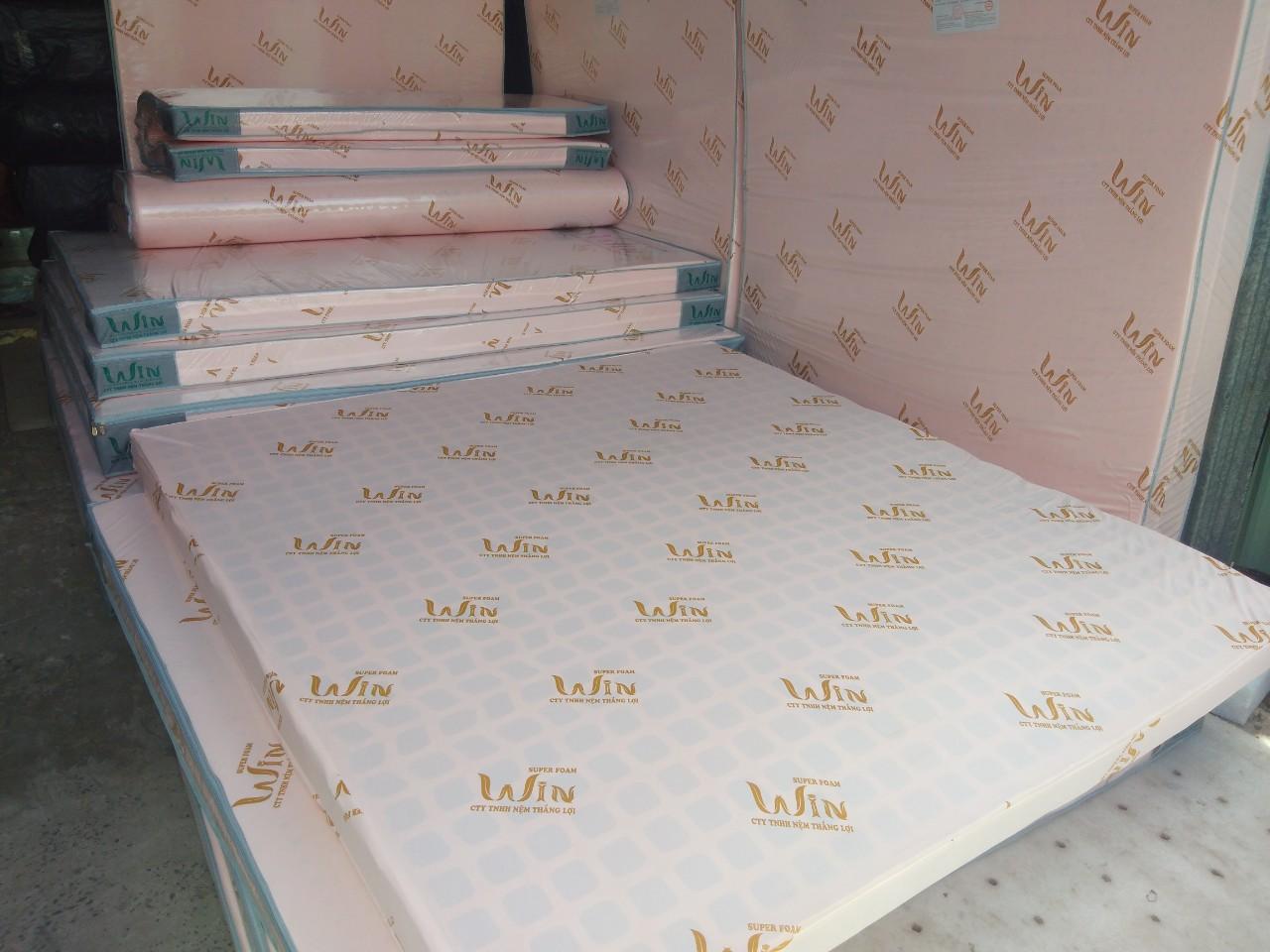 Nệm cao su 1m8x2mx15cm Super Foam Win Thắng Lợi cao cấp