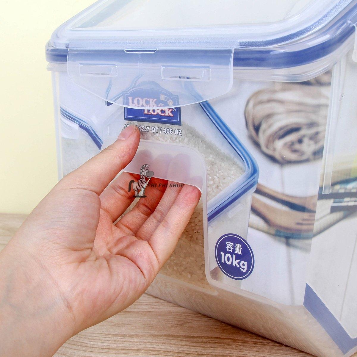 [HCM]Thùng gạo 10Kg HPL510 Lock&Lock