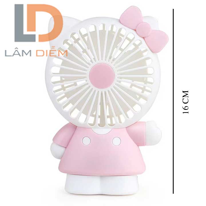 QUẠT SẠC USB CÓ ĐÈN LED 2 CHẾ ĐỘ MÁT 2140
