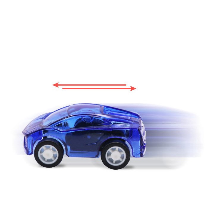 Đồ chơi xe hơi mini trong suốt cho bé (có dây cót)
