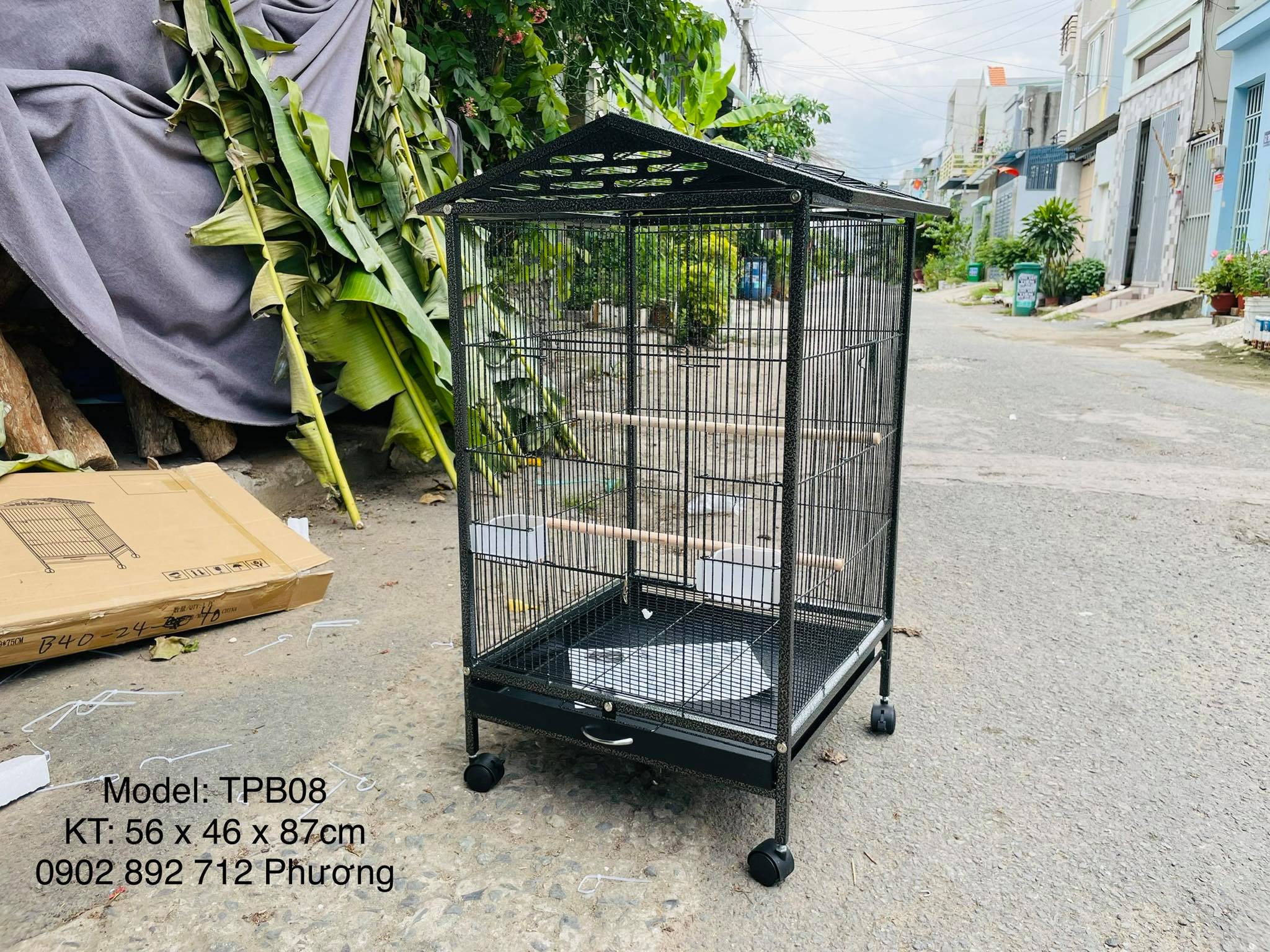 Lồng nuôi vẹt TPB08