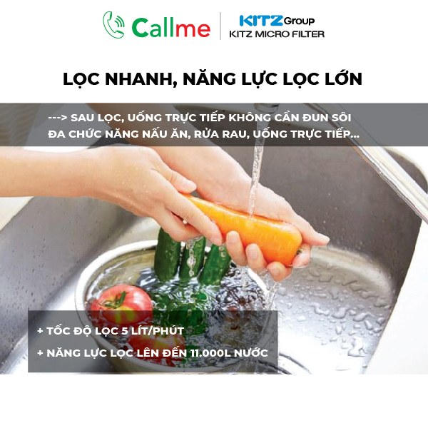 Bộ Lọc Nước Nhật Bản Kitz OASC-9 (Lọc nước giữ khoáng - Sản phẩm chính hãng - Made in Japan)