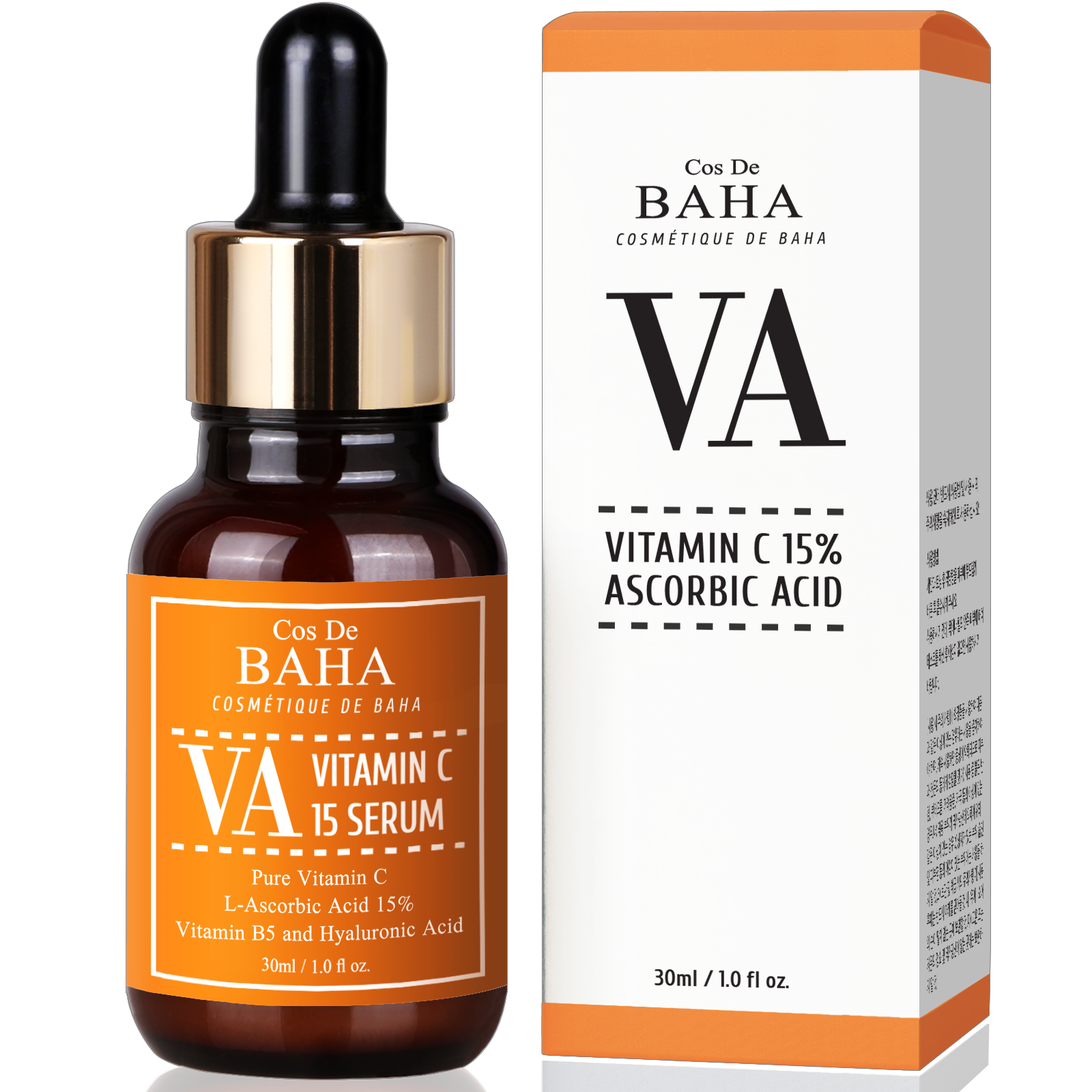 Cos De BAHA TN Serum 30ml (Tranexamic Acid + Niacinamide)+VA Serum 30ml (Vitamin 15%)