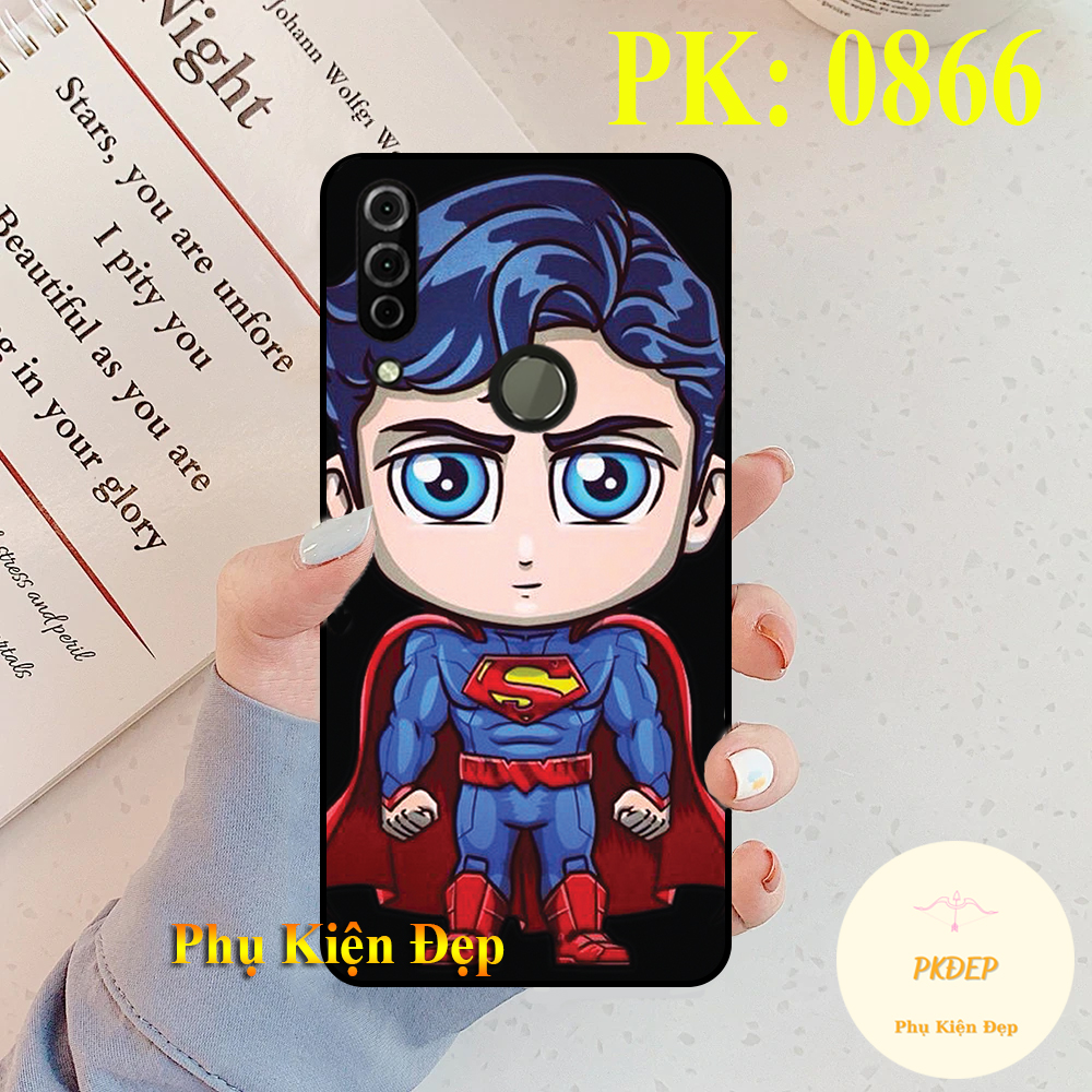 [HCM]Ốp lưng Vsmart Joy 3 dẻo đen in hình BST Siêu Anh Hùng Chibi