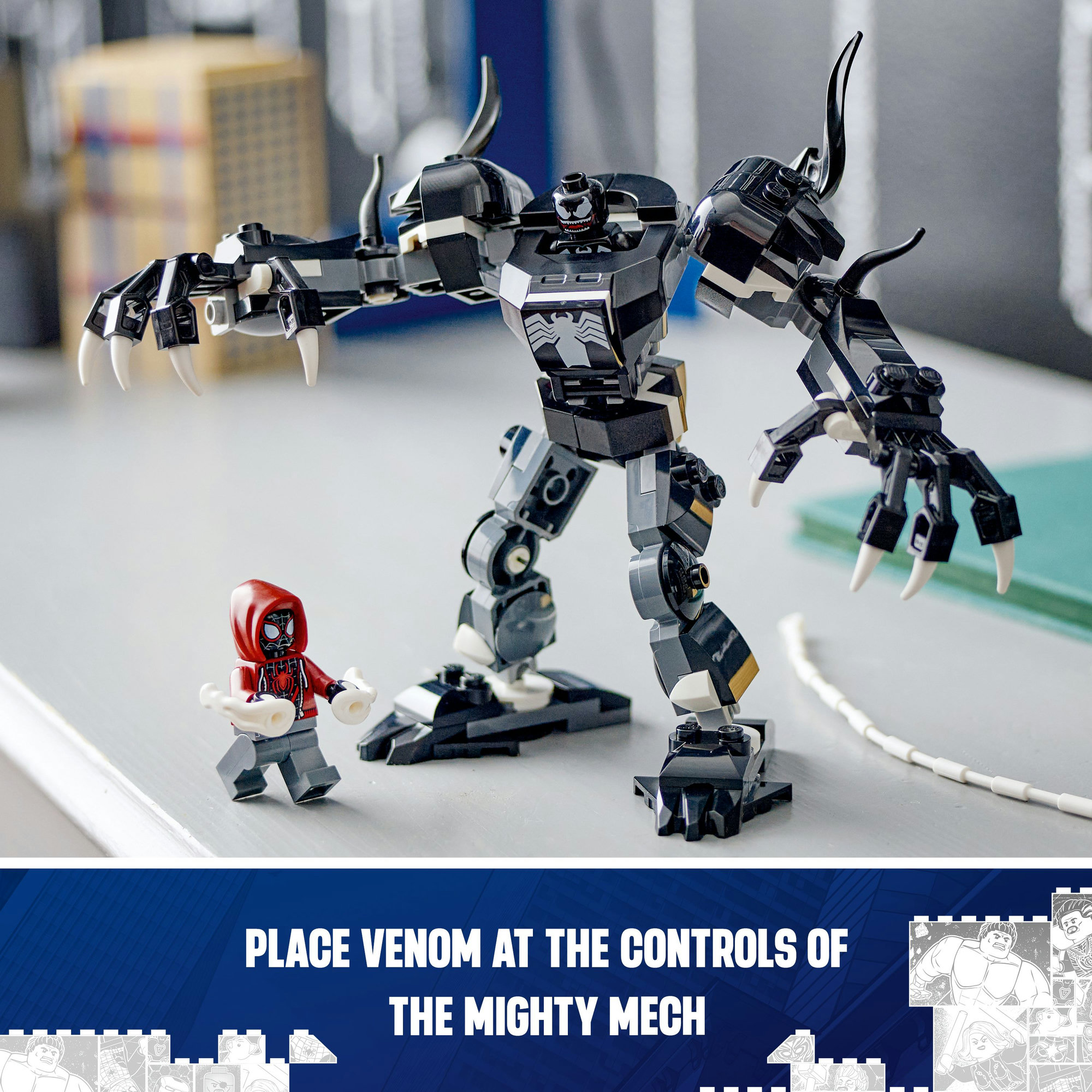 LEGO SUPER HEROES 76276 Đồ chơi lắp ráp Chiến giáp Venom (134 chi tiết)