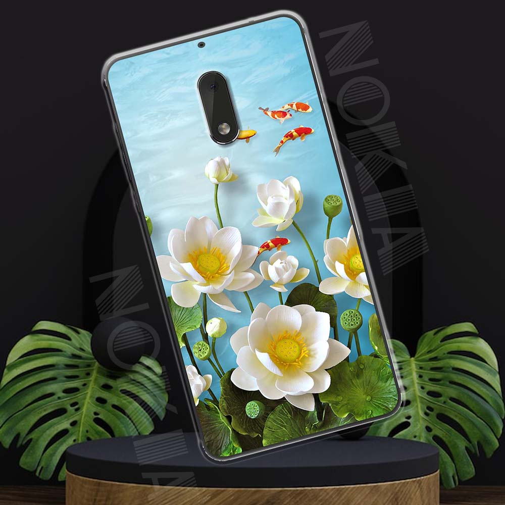 Ốp lưng Nokia 6 (2017) mẫu BST Hoa lá cành TPU