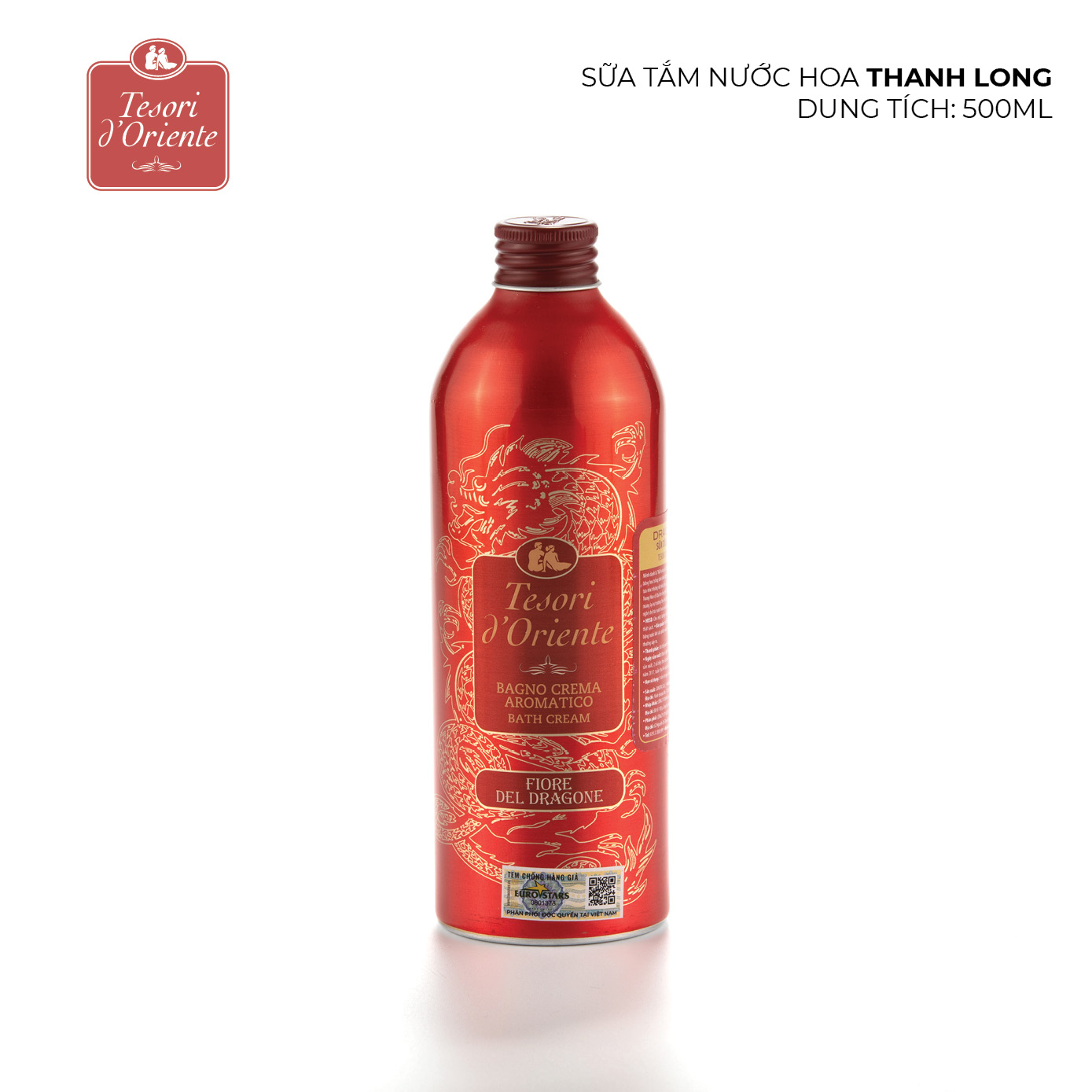 Sữa tắm nước hoa Tesori d'Oriente Thanh Long 500ml