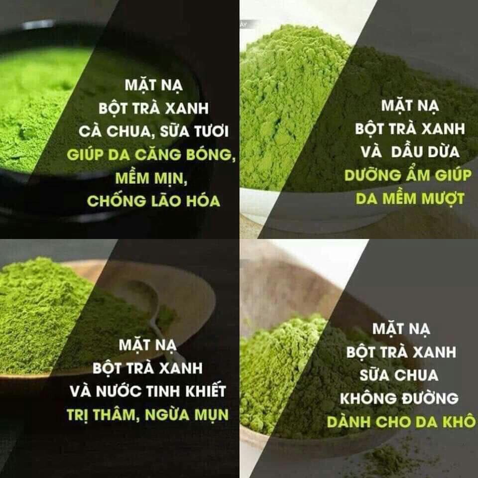 100 gram bột trà xanh nguyên chất 100%