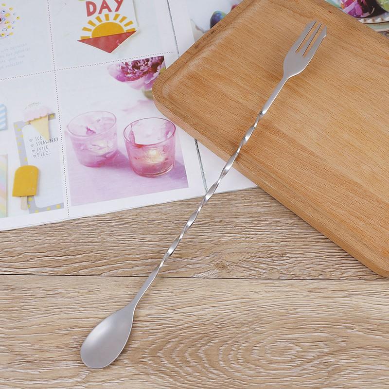 Thìa pha chế bar spoon 26cm hoặc 32cm (thìa bar, muỗng khuấy, thìa khuấy)