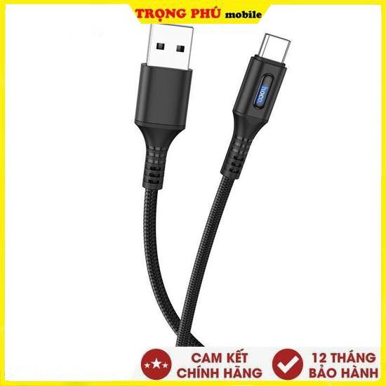 Cáp sạc Ip hoco u79 tự ngắt thông minh cho Ip,type c,micro - Bảo hành 3 tháng 1 đổi 1