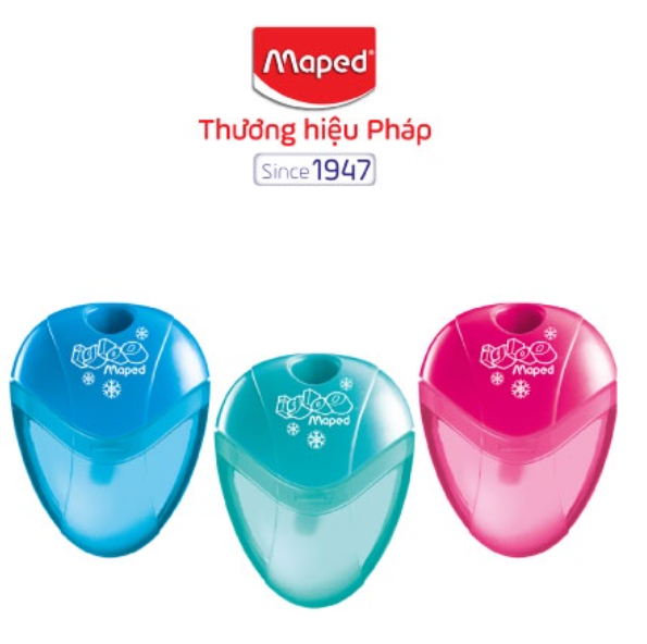 MAPED - Chuốt viết chì Tim 1 lỗ [Chính hãng]