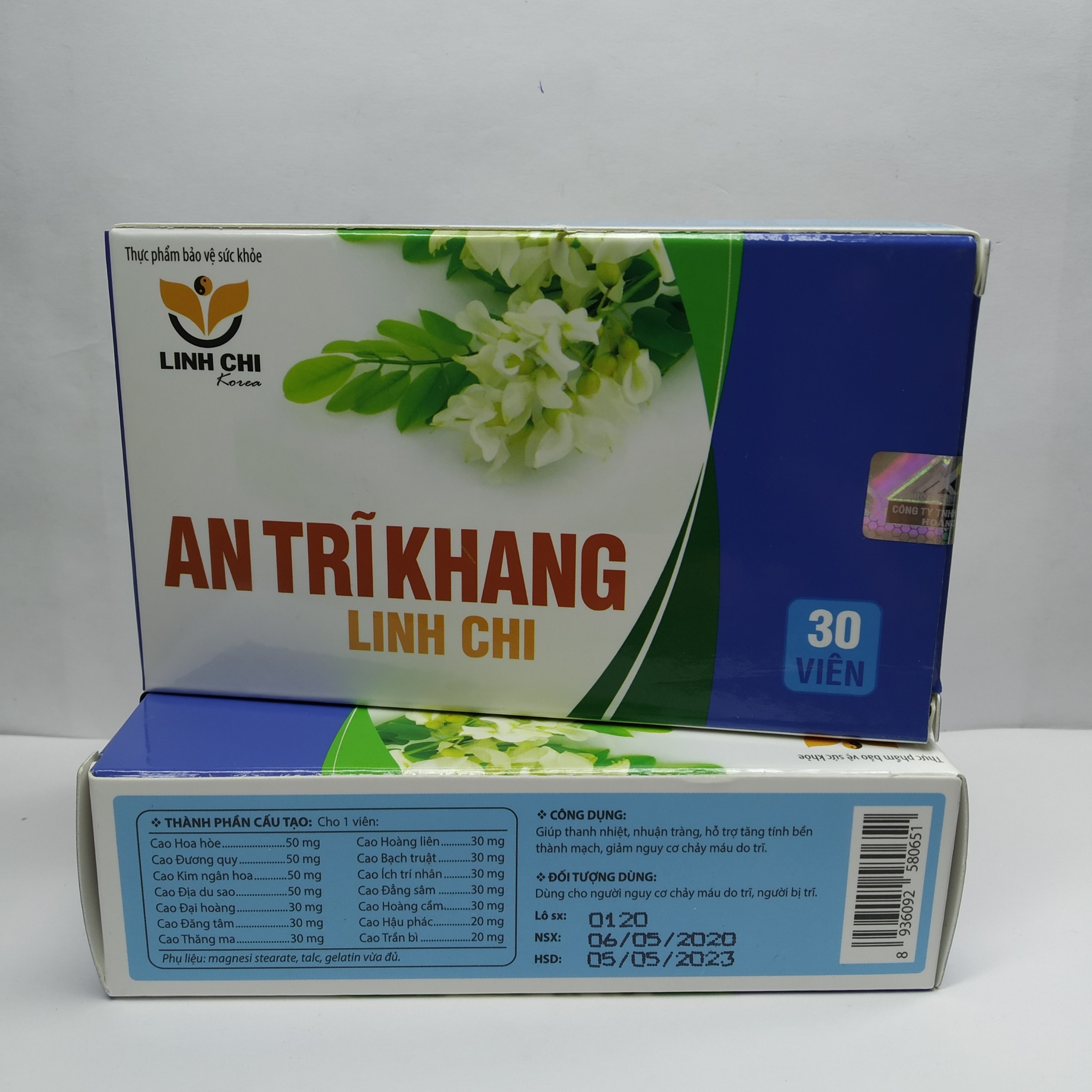 An Trĩ Khang vỉ 30 viên