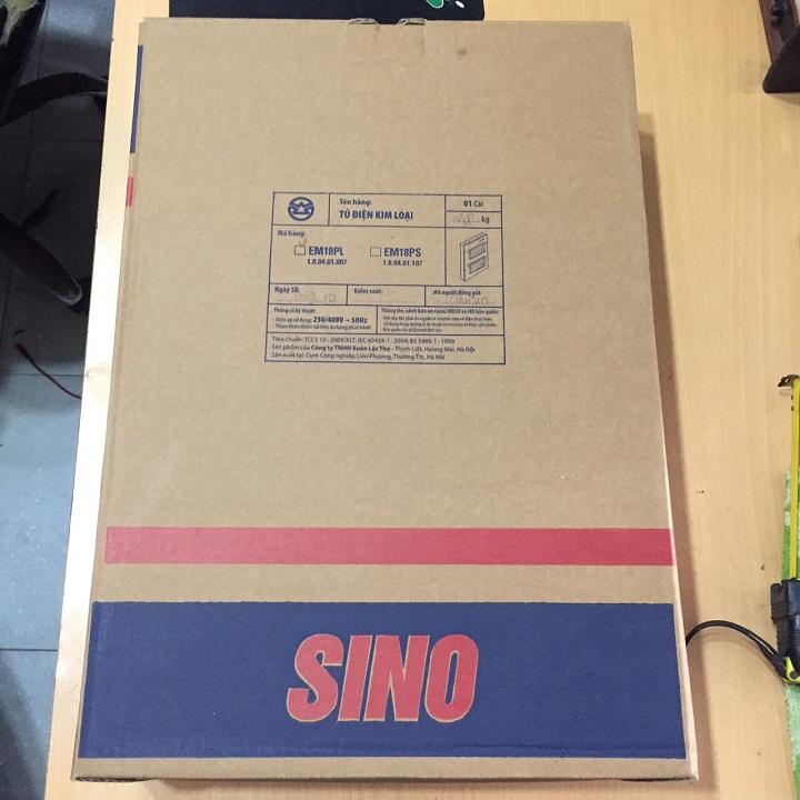 [HCM]Tủ điện âm tường SINO 18 Modul MODEL:EM18PL