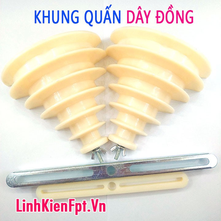 Khung quấn máy biến áp 6 rãnh