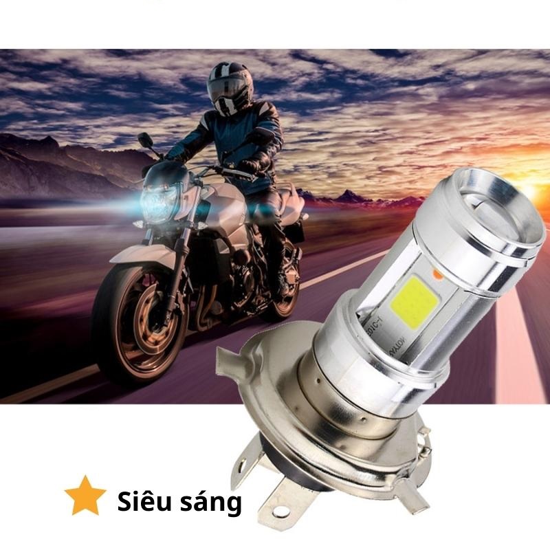 Đèn Pha, Cos Led 3 Chân H4 Siêu Sáng – Chính Hãng Gobos