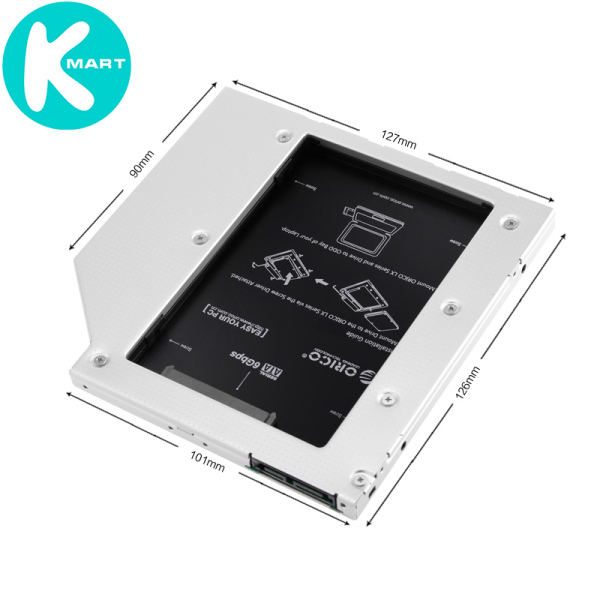 Bảng giá Khay Ổ Cứng Orico L95SS 2.5 Sata HDD/SSD (Caddy Tray Adapter/9.5mm) - Hàng Chính Hãng Phong Vũ