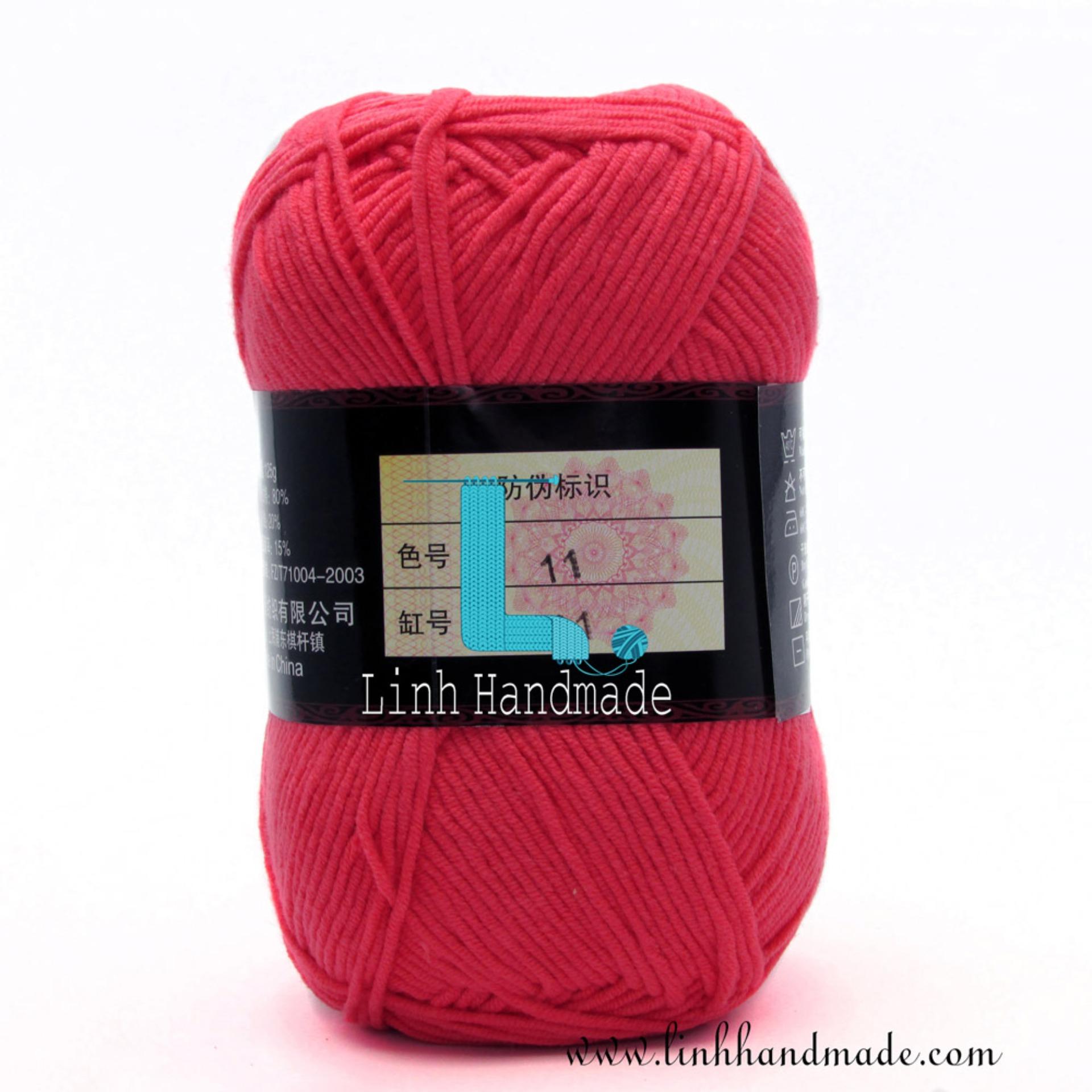 Cuộn Len Cotton Milk 125gr (loại 1)