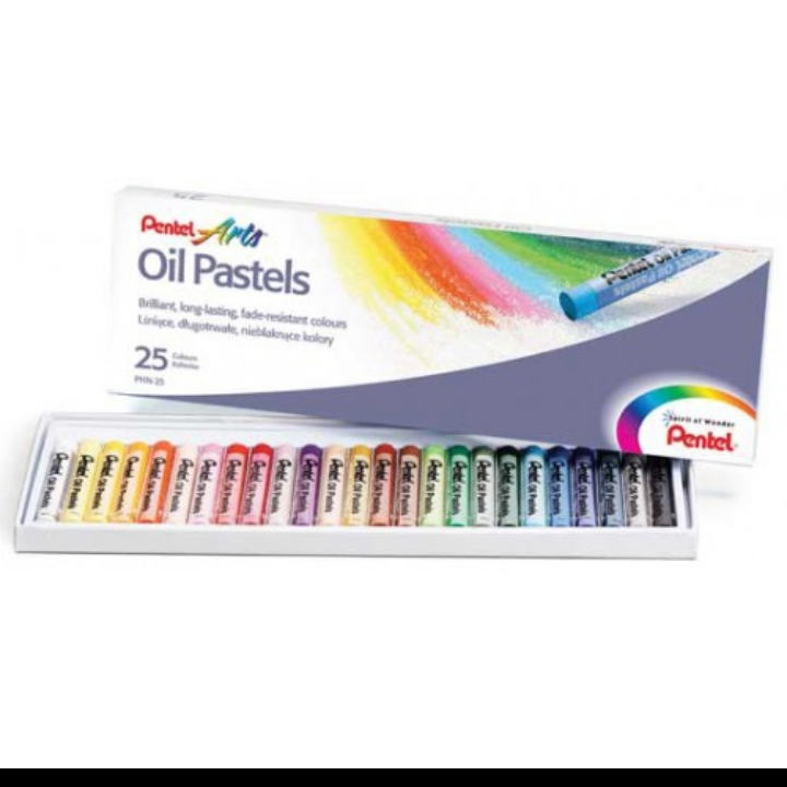 bút sáp dầu 25 màu pentel