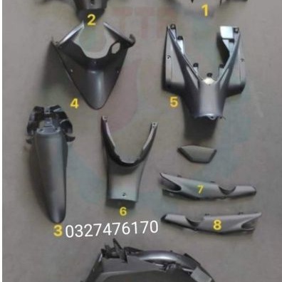 Full bộ nhựa nhám đen gắn áo xe wave s110 zin honda
