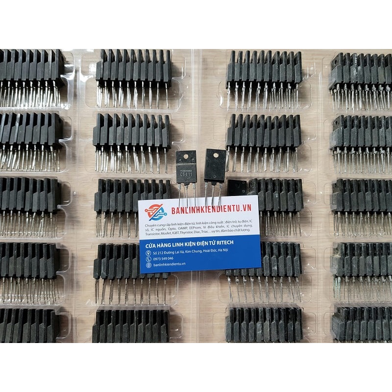 [Combo 5 chiếc] C5411 2SC5411 Transistor NPN 600V-14A TO-3P (tháo máy)
