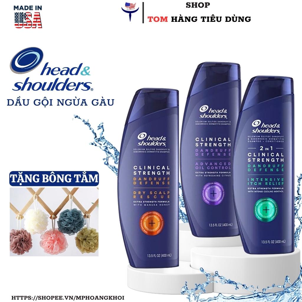 Dầu Gội Sạch Gàu Head & Shoulders Clinical Strength 400ml