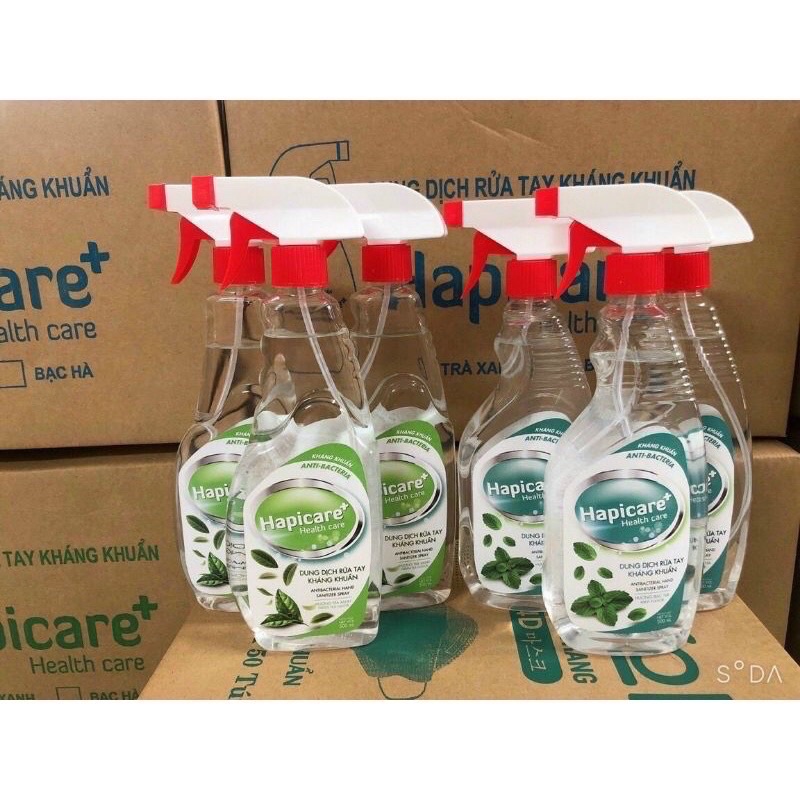 Dung Dịch Xịt Sát Khuẩn Hapicare Dễ Sử Dụng 500ml