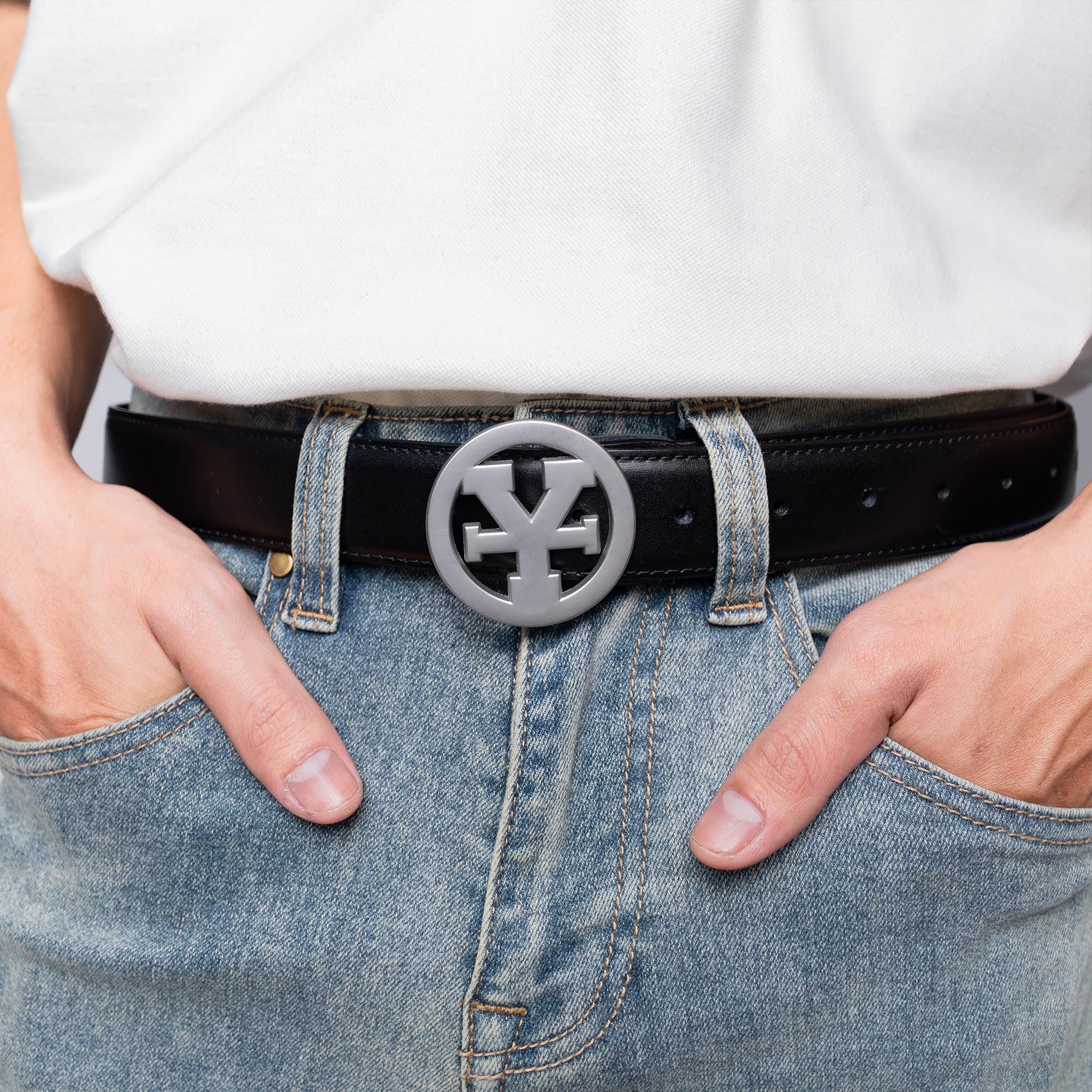 Thắt Lưng DirtyCoins Y Logo Leather Belt