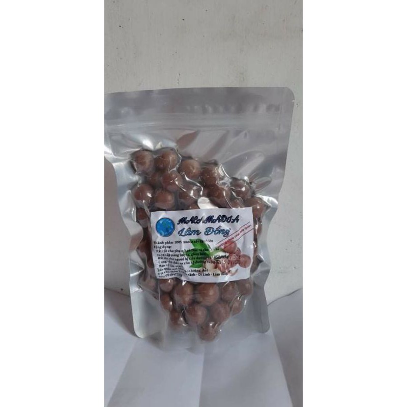 [Freeship] 500g macca sạch Lâm Đồng organic _ mắc ca sấy [size nhỏ]
