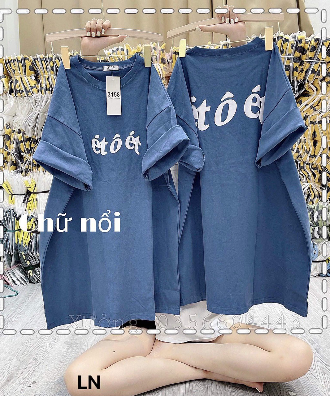 Áo phông ét ô ét Chất cotton