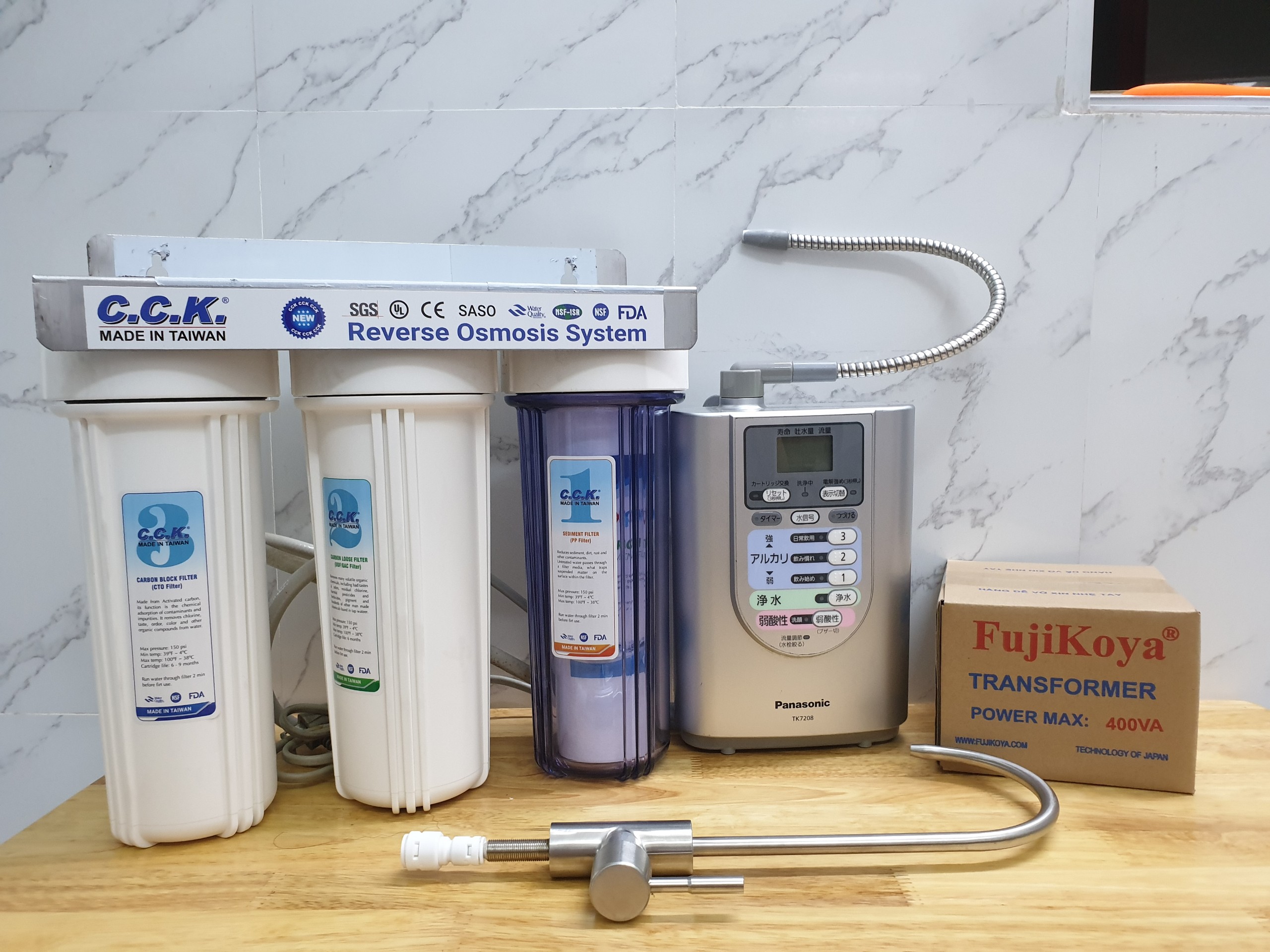 [Full Combo Set] Panasonic Tk7208 Electrolytic Water Purifier