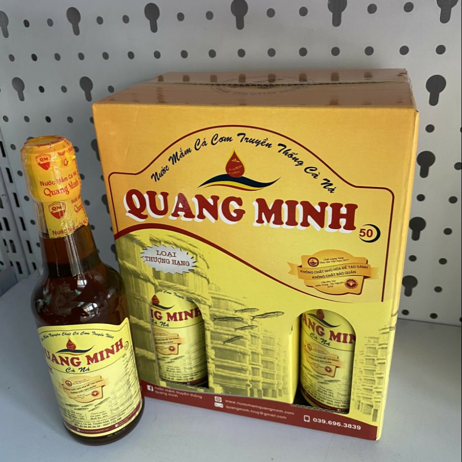 Nước mắm Quang Minh 50 độ ( Thùng 6 chai 250ml)