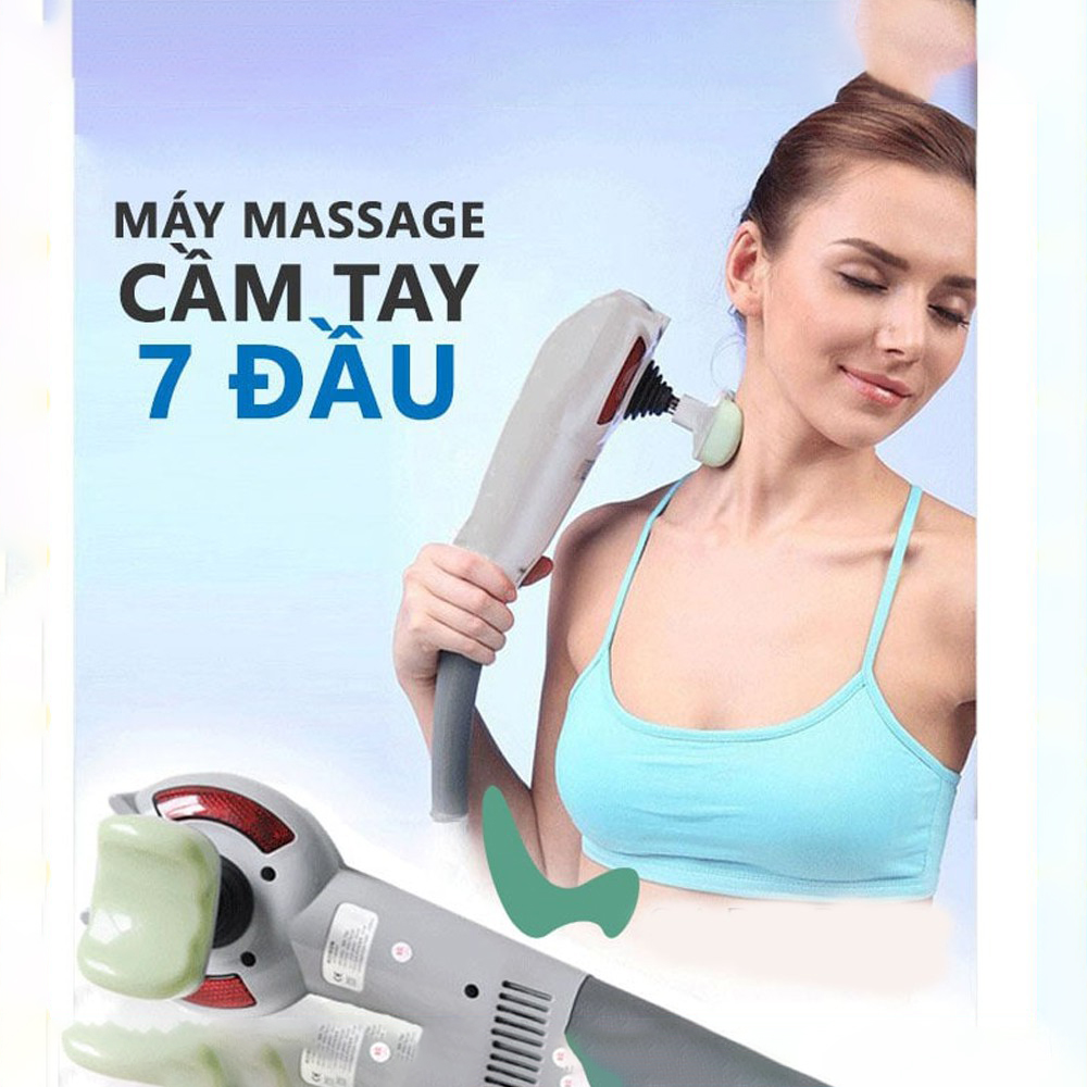 Máy Massage Cầm Tay 7 Đầu King Massage