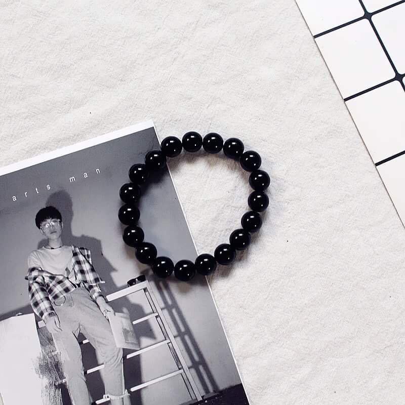 Vòng tay cườm đen handmade A660 BL79