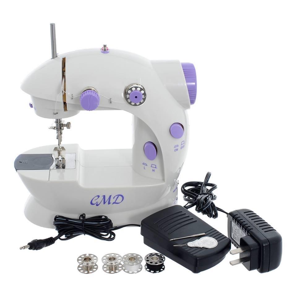 [HCM]Máy May Đa Năng Có Vắt Sổ Máy May Mini Tặng phiếu bảo hành 1 năm Toàn quốc nhỏ gọn sang trọng