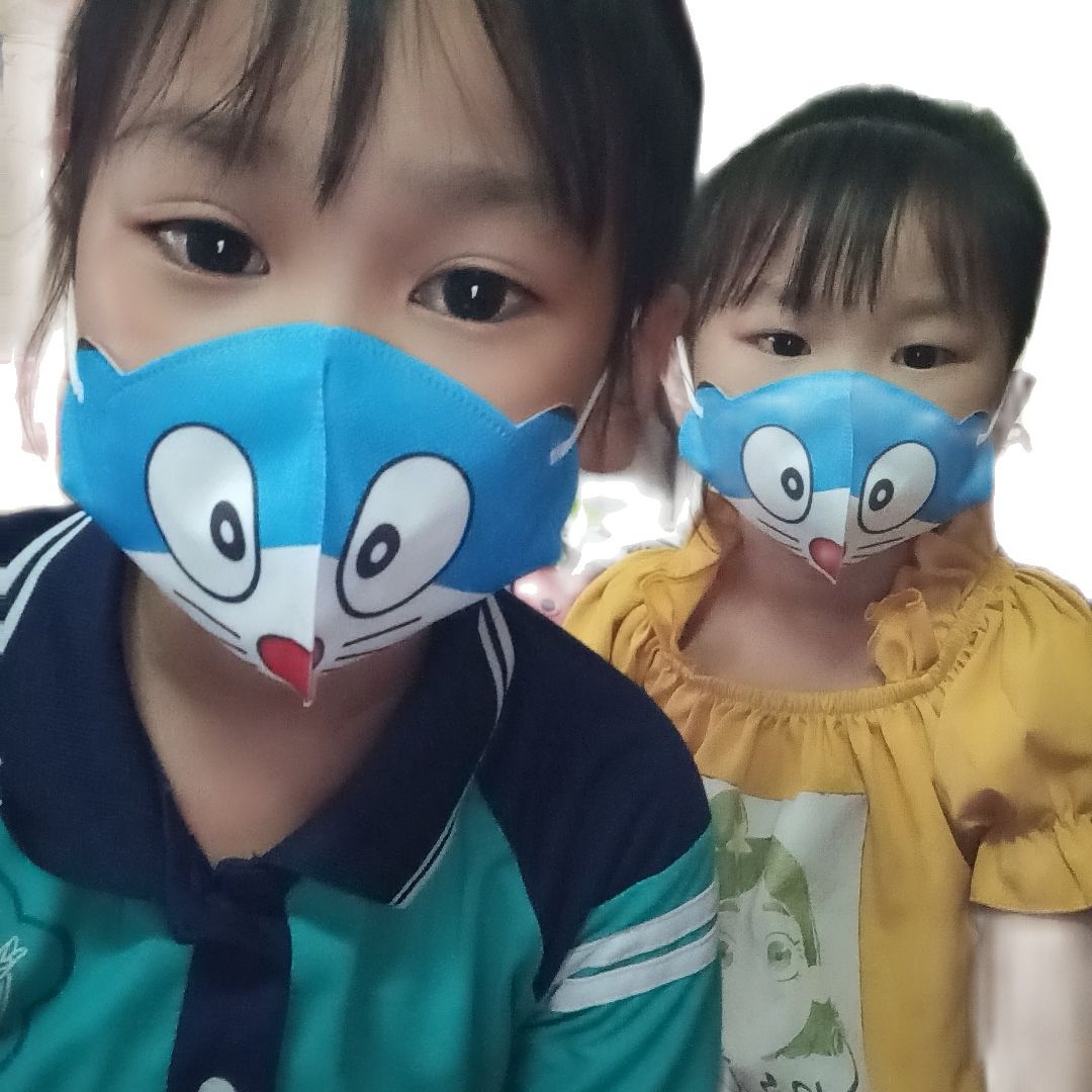 Khẩu Trang 5d cho bé từ 3_10tuổi thùng 100 cái