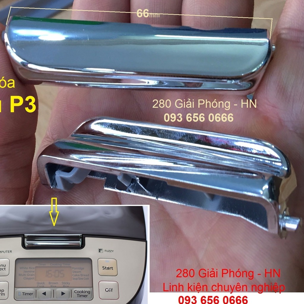 Lẫy Khóa nắp Nồi cơm cao tần Panasonic Sr HG181p / Sr HG153 / Sr SY101 / Sr SY102 / Sr HC101