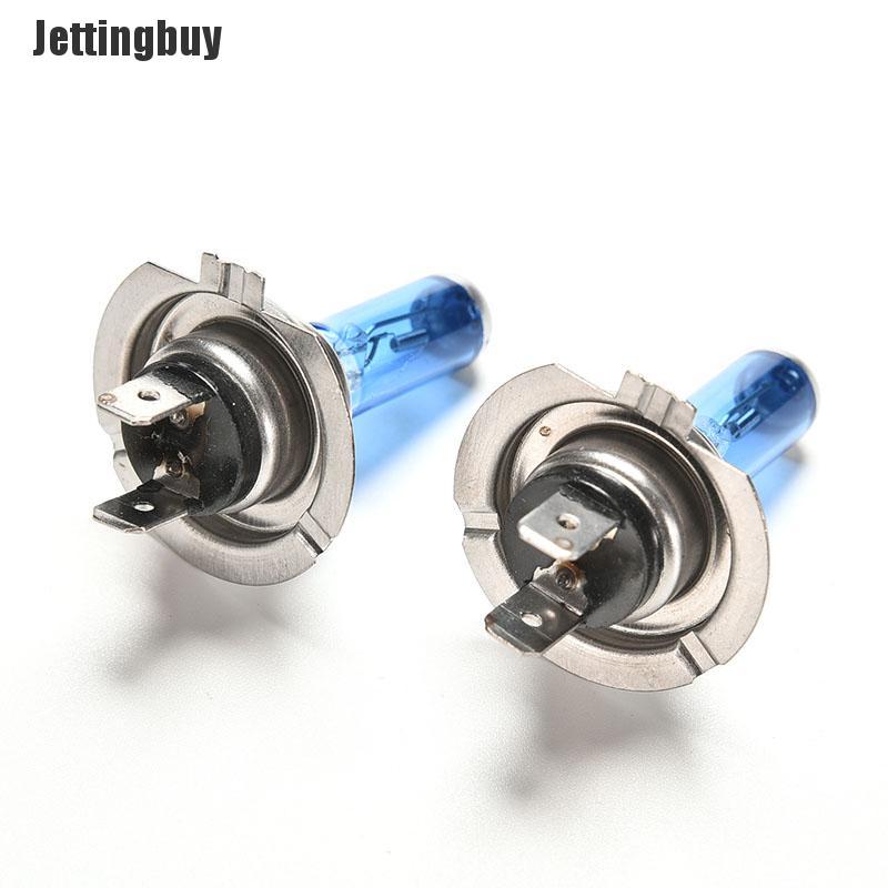 Jettingbuy 2x Car Super Bright H7 Xenon Halogen Front Headlight Light Bulbs Lamp 100W 12V