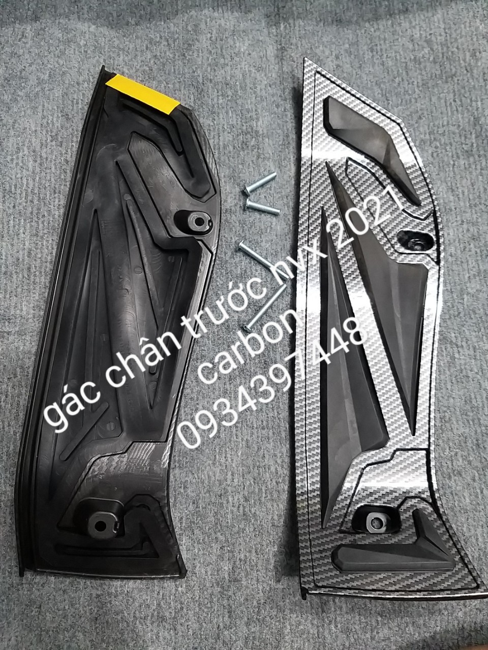 GÁC CHÂN TRƯỚC CARBON XE NVX 21 CAO CẮP