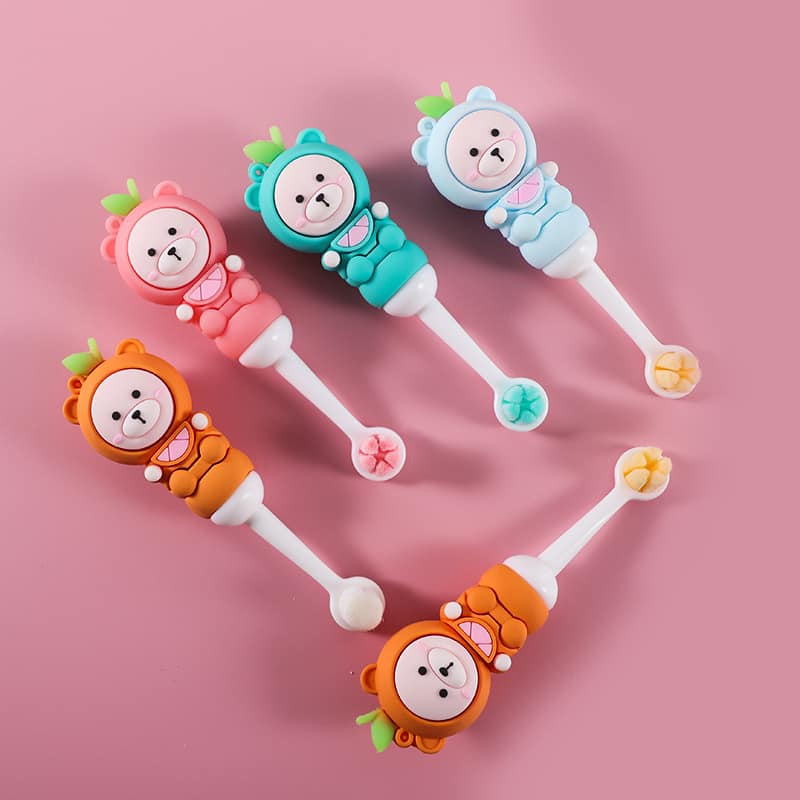 Bàn chải đánh răng mềm mại hình thú dễ thương cho bé