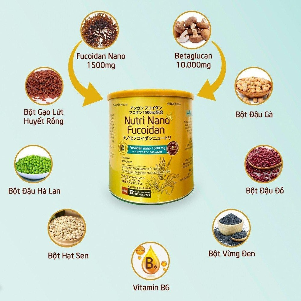 Nutri Nano Fucoidan - Thưc dưỡng miễn dịch