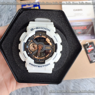 Đồng hồ thể thao nam G-Shock GA-110RG-7A ( TRẮNG ĐỒNG) Có Baby-g và đôi nam nữ + Made in JAPAN, chống nước 200M, Tặng kèm pin dự phòng, Bảo hành 12 tháng - BELLO Store thumbnail