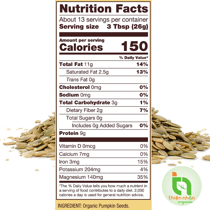 Hạt bí hữu cơ Bob's Red Mill 340gr Organic Pumpkin Seed