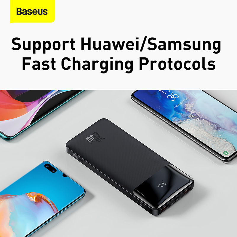 BASEUS Sạc Dự Phòng 10000mah 15W 20W Pin sạc dự phòng cho iPhone 14 13 Pro Max 12 11 Redmi Huawei Samsung Xiaomi Android Mobile Phone