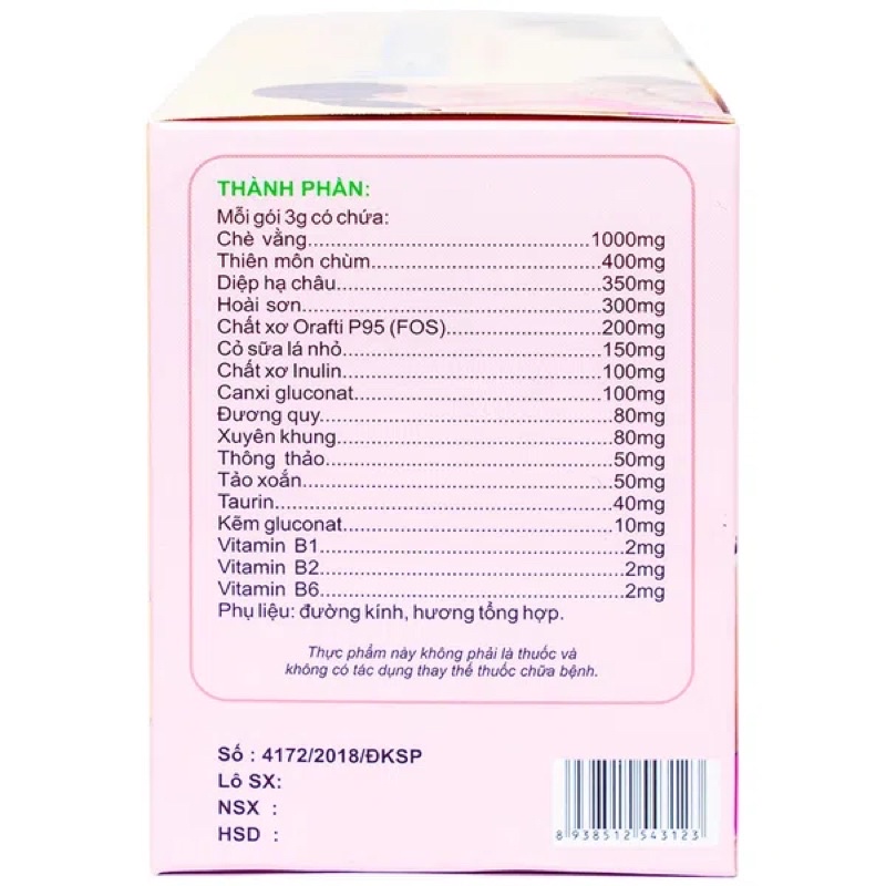 Cốm Lợi Sữa Medimom Medistar 20 Gói X 3G